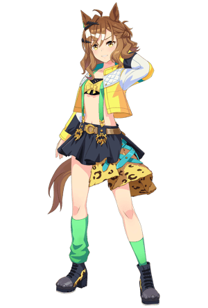This is the Avatar Image for the Jungle Pocket (Uma Musume Pretty Derby) AI Voice and Text to Speech Generator